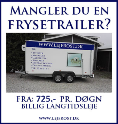 Pris på frysetrailer